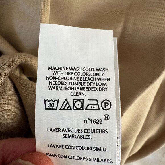 Polo Ralph Lauren Girls Cotton Pleated Uniform Skirt Skort Tan - Girls XL (16) - Picture 7 of 8